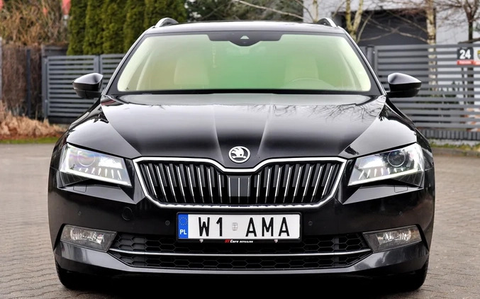 Skoda Superb cena 91500 przebieg: 181000, rok produkcji 2018 z Płock małe 704